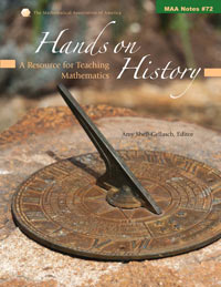 Hands on History: A Resource for Teaching Mathematics