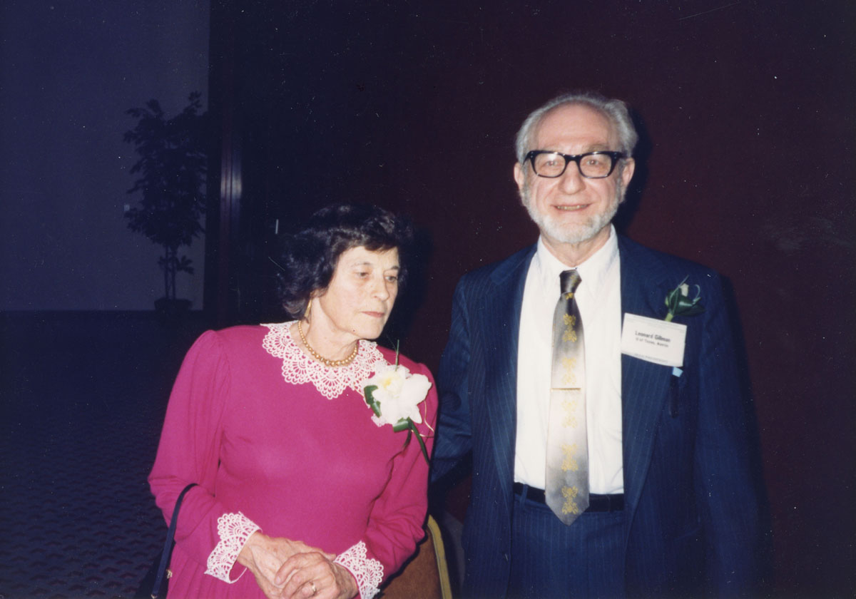 Reba and Leonard Gillman 1989