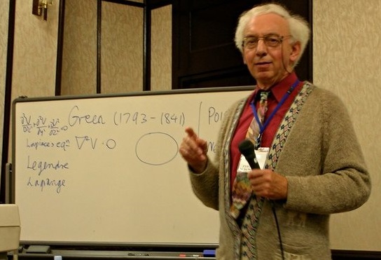 Ivor Grattan-Guinness explaining the history of mathematics.