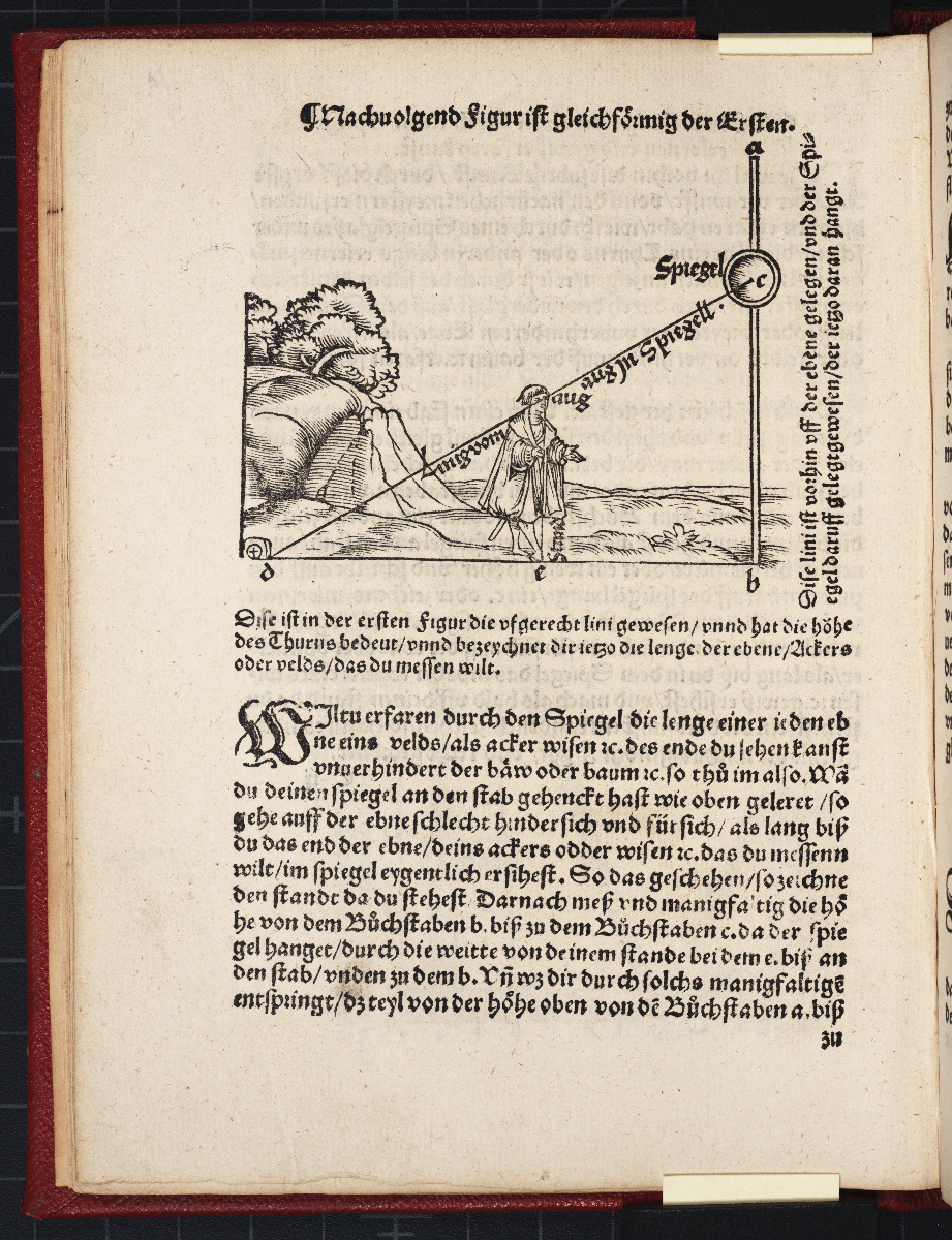 Page from Jacob Kögel's 1535 Geometrei.