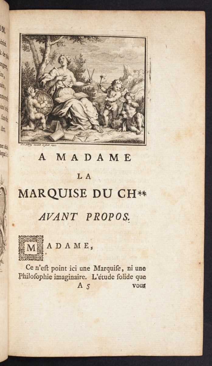 Foreword for Voltaire’s 1738 Élémens de la philosophie de Neuton