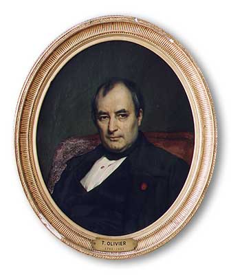 Portrait of Theodore Olivier (1793-1853), owned by École Centrale Paris.