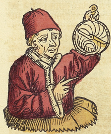 Regiomontanus Woodcut from Nuremberg Chronicles