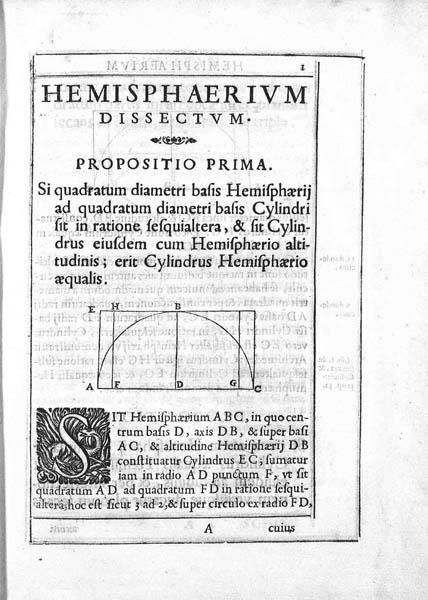 First page of Richard White's 1648 Hemisphaerum Dissectum.