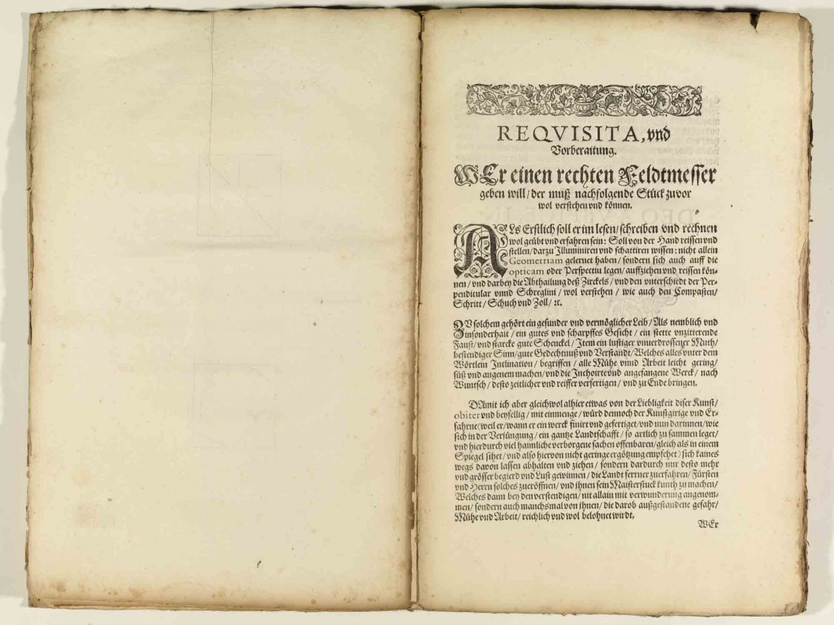 Foreword to 1598 Methodvs Geometrica by Paul Pfinzing.