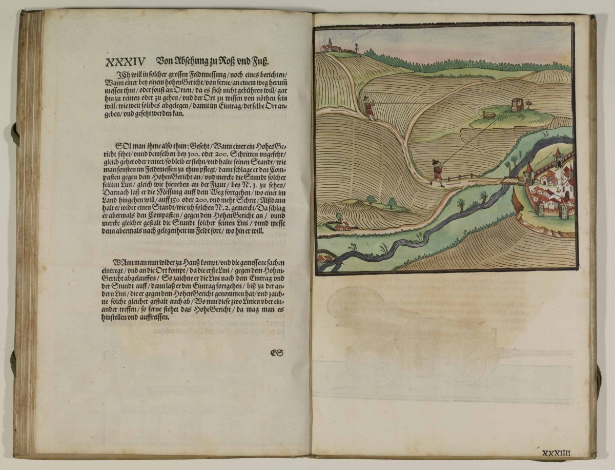 Folio 34 from 1598 Methodvs Geometrica by Paul Pfinzing.