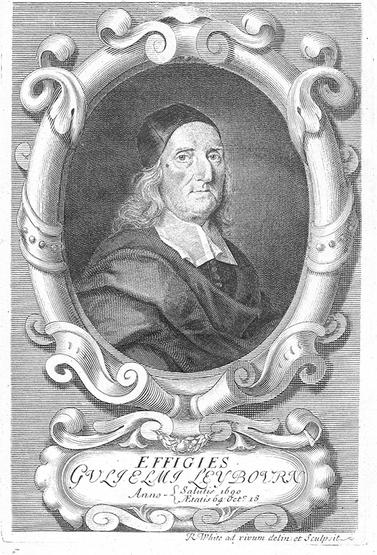 Image of William Leybourn from Cursus Mathematicus by William Leybourn, 1690