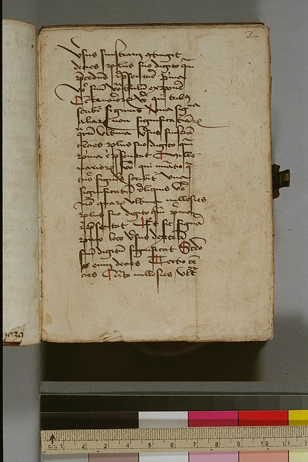 Folio 2 of anonymous German arithmetic manuscript, circa 1600