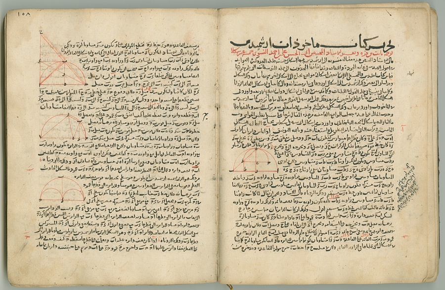 Early modern Arabic mathematics manuscript.