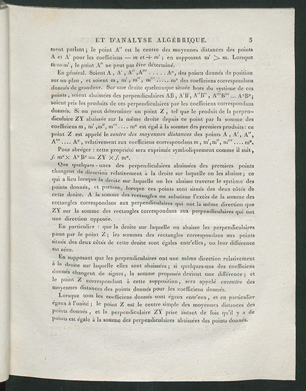 Page 3 of Élémens d’analyse géométrique et d’analyse algébrique by Simon L'Huilier, 1809