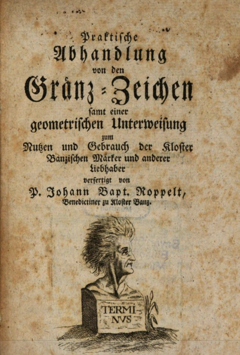 Title page of Johann Baptist Roppelt's 1775 Praktische Abhandlung.