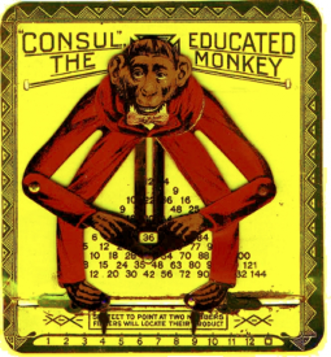 Consul, the Educated Monkey, an early 20th-century mathematical toy.