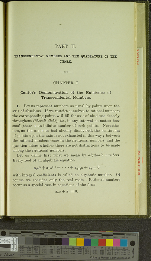 Image of Chapter II of Klein's Famous Problems