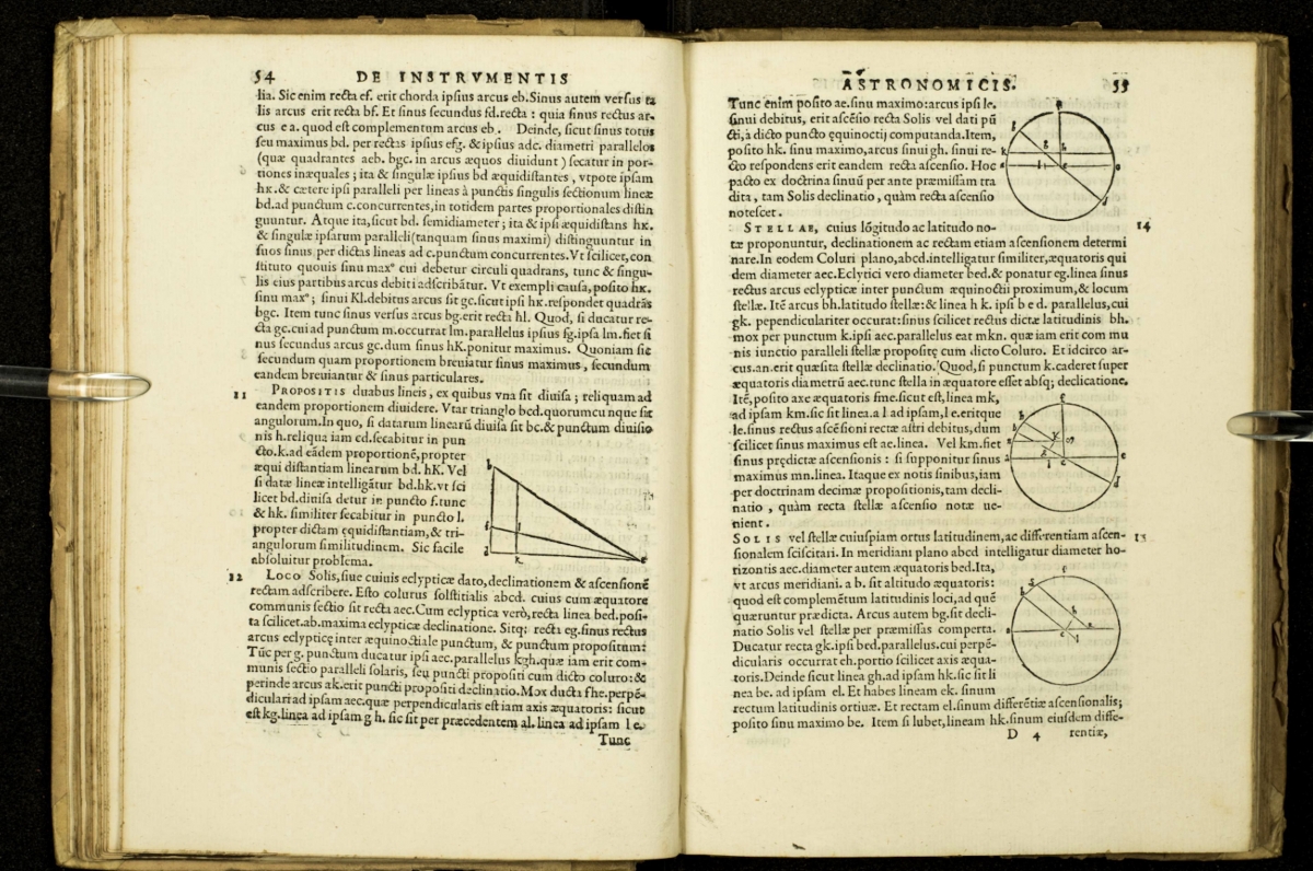 Pages 54-55 of Maurolico's Opuscula mathematica, 1575.
