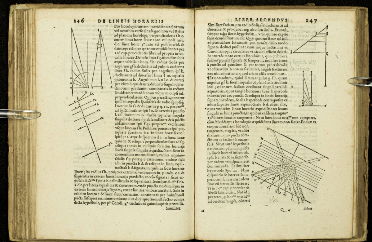Pages 246-247 from Francesco Maurolico’s 1575 Opuscula mathematica.
