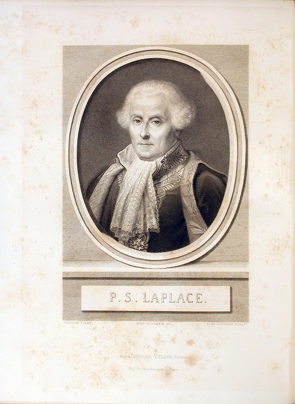Frontispiece of Oeuvres complètes de Laplace, Volume 1, 1878