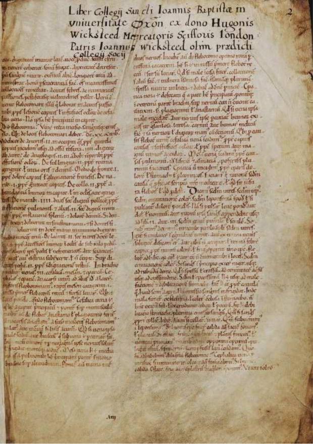 Title page of 12th-century Byrhtferth's Manuscript.