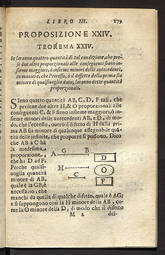 Page 179 of Euclide rinnovato by Giovanni Alfonso Borelli, 1663