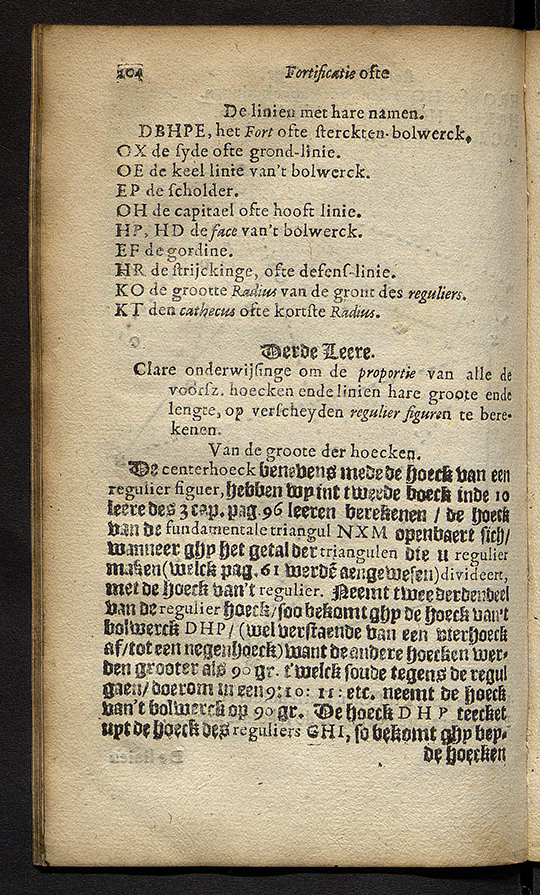 Page 204 of  Manuale arithmetice et geometrie practice by Adriaan Metius, 1634