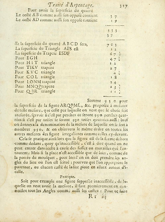 Page 317 from 1690 edition of The Arithmetic in its Perfection.