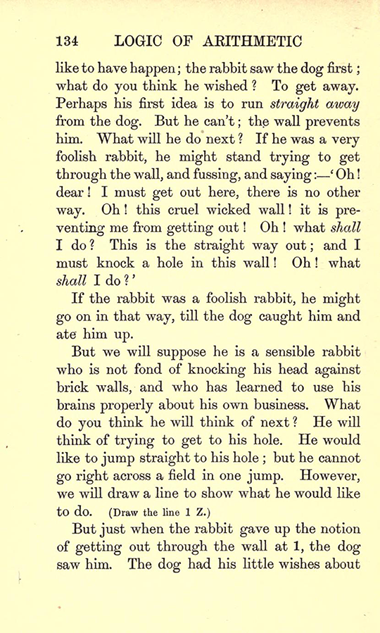 Page 134 from Lectures on the Logic of Arithmetic by Mary Boole, 1903